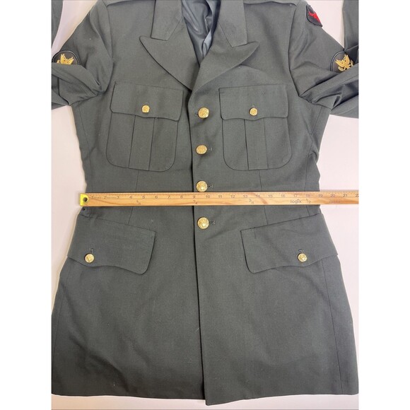 DeRossi & Son US Army Class A Dress Coat Jacket Green Men’s 41XL - Picture 7 of 16